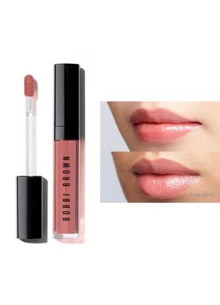 Міні блиск для губ bobbi brown crushed oil infused gloss у відтінку free spirit 4 мл. новий. оригінал. із набору. 📦є відправка новою поштою1 фото