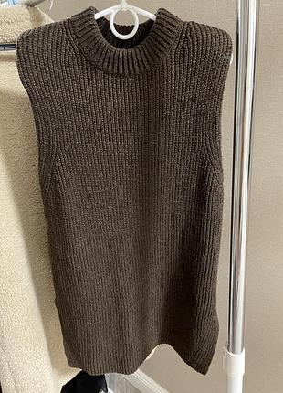 Удлиненная жилетка