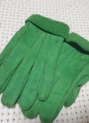 Шкіряні рукавички1 фото