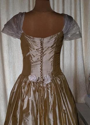 Англійська вінтажна вечірня пишна розкішна сукня принцеси gladgrass8 фото
