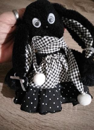 Текстильна авторська іграшка кролик