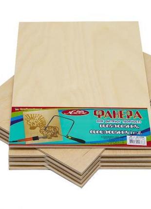 Фанера а4 4мм для випілювання та випалювання knz