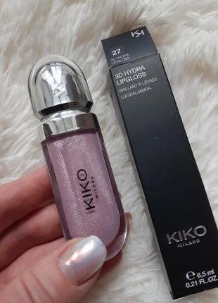 3d hydra lipgloss kiko milano 27! блиск кіко 27 4