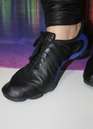 Комфортні кеди кросівки шкіряні для танців спорту снікери танцювальні чорні сині шкіра фетиш тканеві3 фото