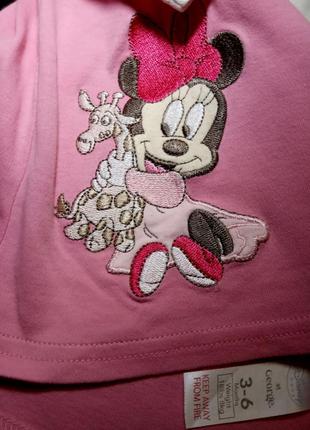 Трикотажне плаття george disney baby minnie3 фото