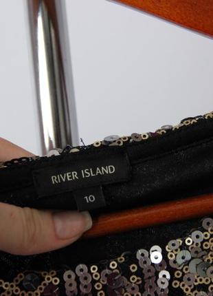 Шикарное платье в паетки river island 4