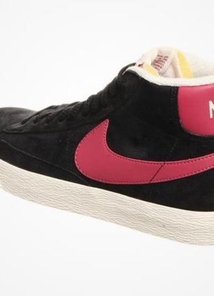 Кроссовки хайтопы. nike blazer mid vintage suede. оригинал!4 фото