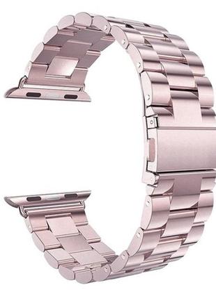 Ремешок браслет stainless steel для apple watch 42/44mm металлический