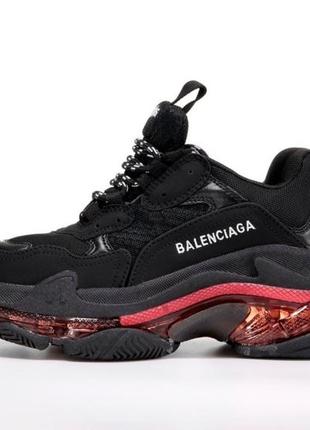 Кроссовки в стиле balenciaga triple s clear sole