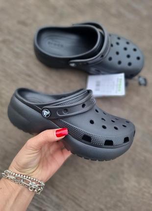 Сабо на платформе crocs classic platform w7-37/382 фото