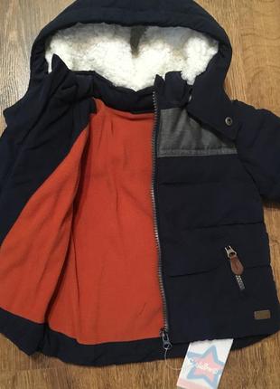 Фирменная куртка для мальчика cycleband на 6 месяцев2 фото