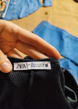 Zara зара комбинезон комбез короткий с шортами в рубчик9 фото