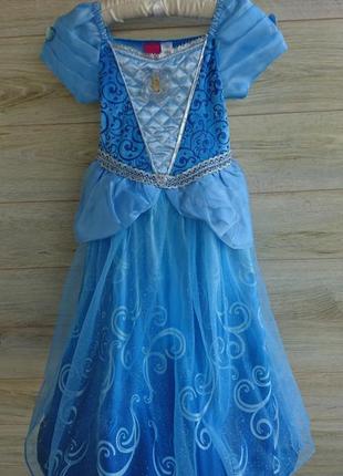 Карнавальное платье золушки принцессы disney  5-6лет