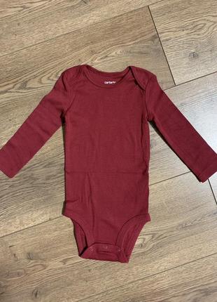 Боді бодіки з довгим рукавом бодики carter’s