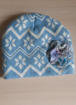 Тепла шапочка на дівчинку ельза