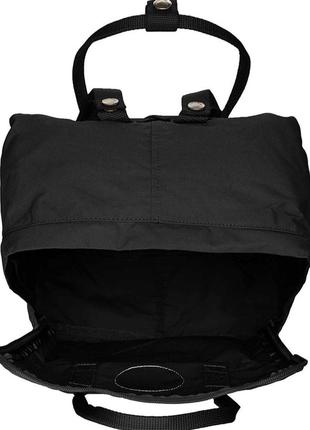 Чорний рюкзак міський, сумка fjallraven kanken classic, канкен класік. 16 l5 фото