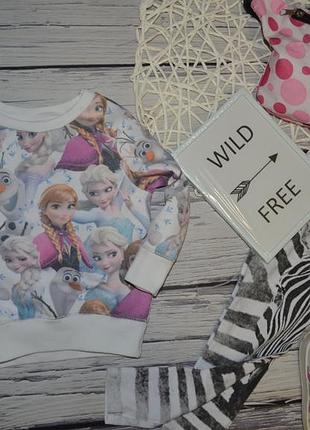 9 - 12 месяцев 80 см фирменная кофточка реглан батник холодное сердце frozen эльза анна