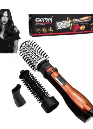 Фен-браш gemei gm-4828. мультистайлер 3 в1 с вращением для укладки ...