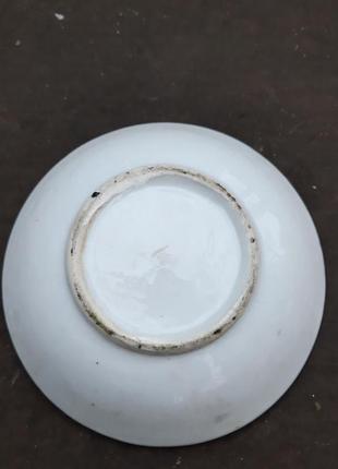 Декоративная интерьерная фарфоровая тарелка.3 фото
