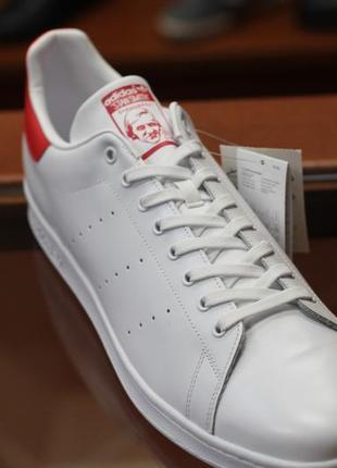 Мужские кроссовки большого размера adidas stan smith white нові2 фото