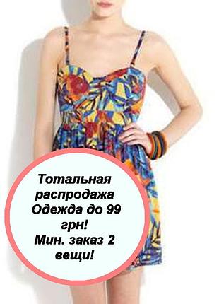 Тропическое мини платье tropical dresses influence