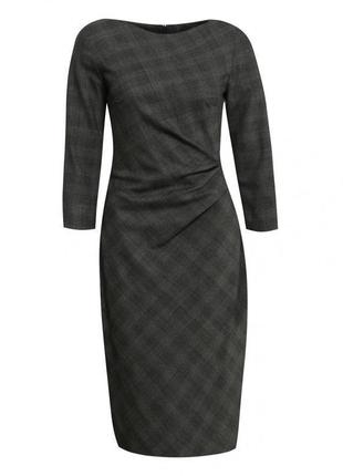 Оригинал!weekend max mara платье миди из натуральной шерсти с драпировкой
