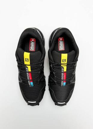 Мужские кроссовки salomon speedcross 3 black grey 4 расцветки6 фото