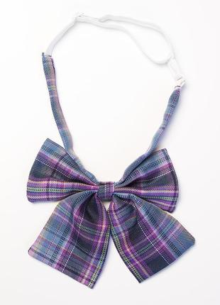 Краватка у корейському стилі фіолетова3 фото