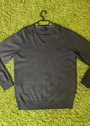 Свитер fred perry шерст мериноса