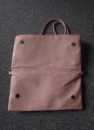 Стильный клатч сумка кросс-боди с заклепками и черепом3 фото