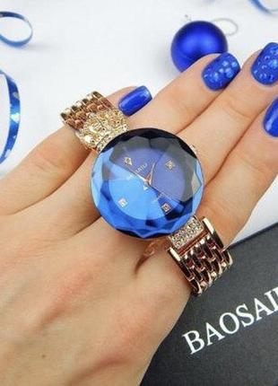 Популярные женские часы baosaili ( баосаили) синие3 фото