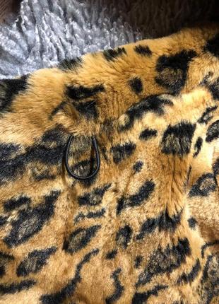 Итальянская шубка в леопардовый принт rinascimento размер м5 фото