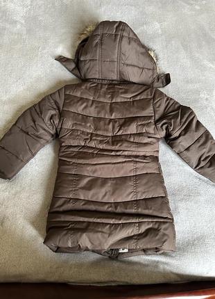 Зимнее пальто для девочки quadrifoglio, польша3 фото