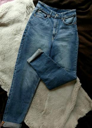 Джинси жіночі h&m mom high ankle jeans