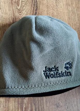 Зимова тактична двостороння шапка jack wolfskin оригінал4 фото