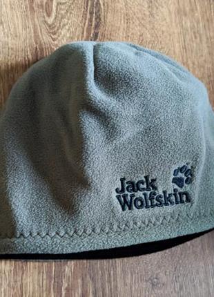 Зимняя тактическая двухсторонняя шапка jack wolfskin оригинал4 фото