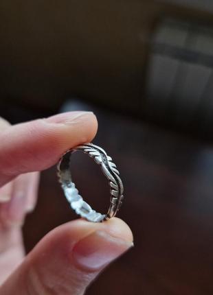 Винтажное серебрянное кольцо. размер 17,53 фото