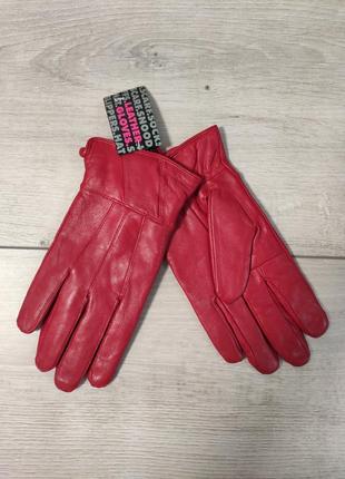 Шикарні рукавички преміумкласу натуральна шкіраwomen ladies soft sheepskin 100% leather gloves with lining driving winter glove