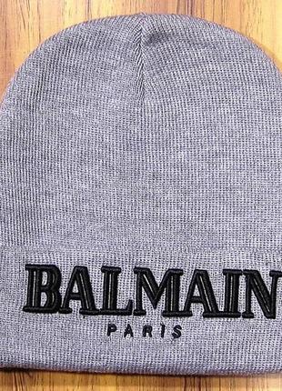 Новая шапка balmain paris jp031 мужская чоловіча прекрасный подарок2 фото
