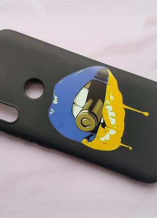 Чехол украинский шар в зубах для xiaomi redmi note 7