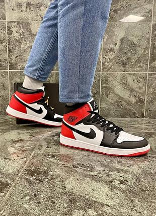 Кросівки nike air jordan 1, люкс якість