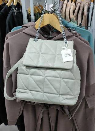 Рюкзак-сумка стильна жіноча тренд