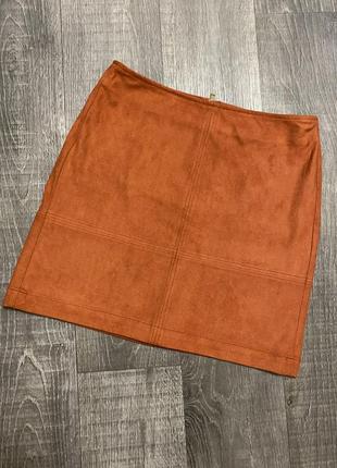 Спідниця під замшу