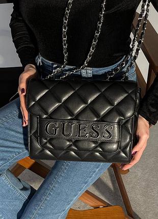 Сумка guess big logo black 0018