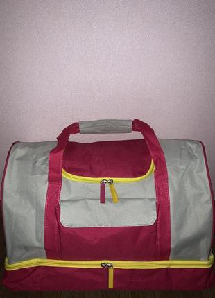 Большая дорожная командировочная сумка на/ через плечо.