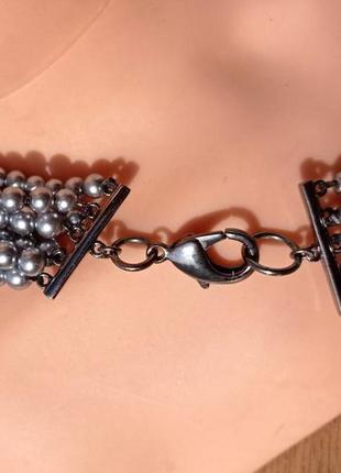 Бусы ожерелье жемчуг(имитация) 175 грм. 45 см.4 фото