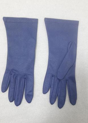 Утеплённые перчатки темно синие