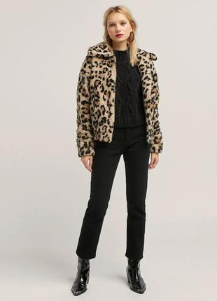 Леопардова куртка stradivarius5 фото