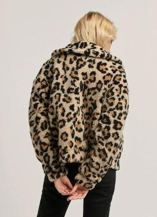 Леопардова куртка stradivarius4 фото