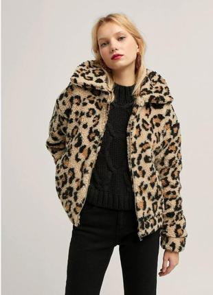 Куртка женская леопардовая stradivarius2 фото